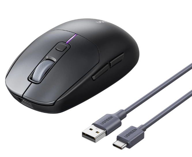Ugreen MU103 mouse Gaming RF Wireless + Bluetooth + USB Type-C Optical 5000 DPI – image 3