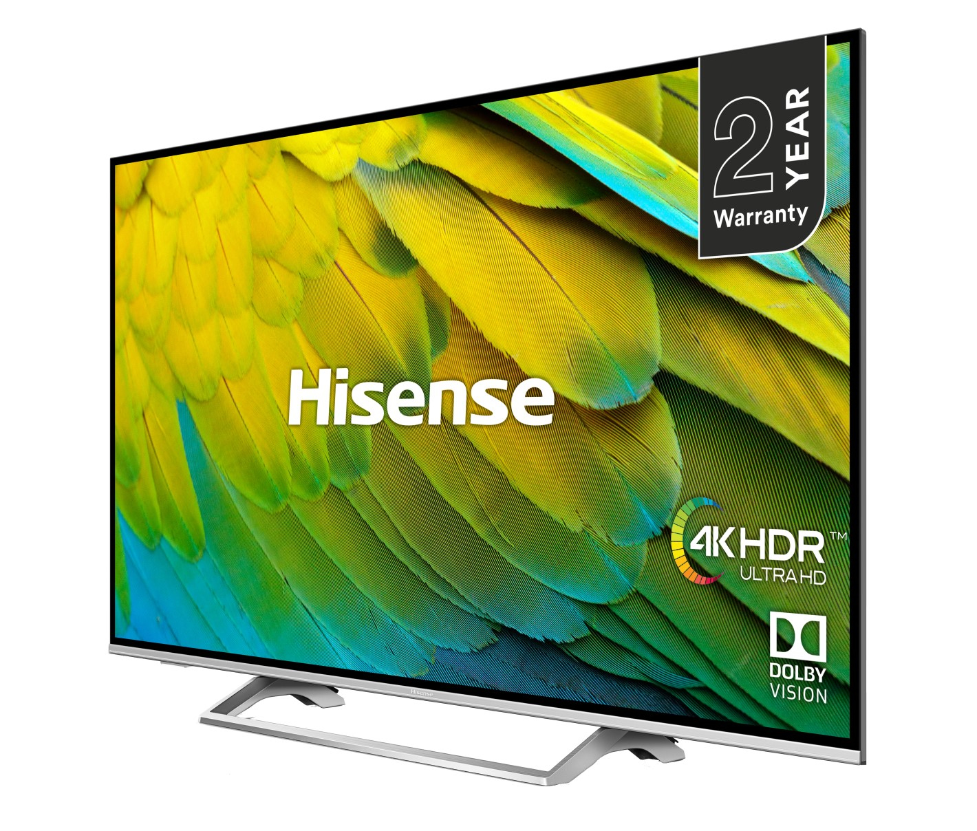 Hisense B7500 109.2 cm (43") 4K Ultra HD Smart TV Wi-Fi Black, Silver – image 4