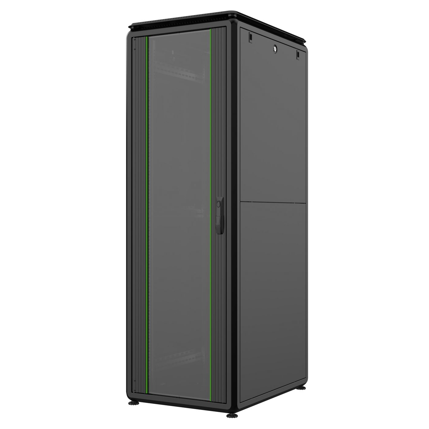 Lanview RDL36U68BL rack cabinet 36U Freestanding rack Black – image 1