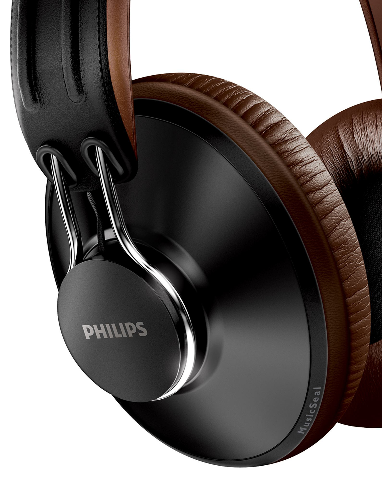 Philips SHL5905BK/98 headphones/headset Wired Head-band Black, Brown – image 6