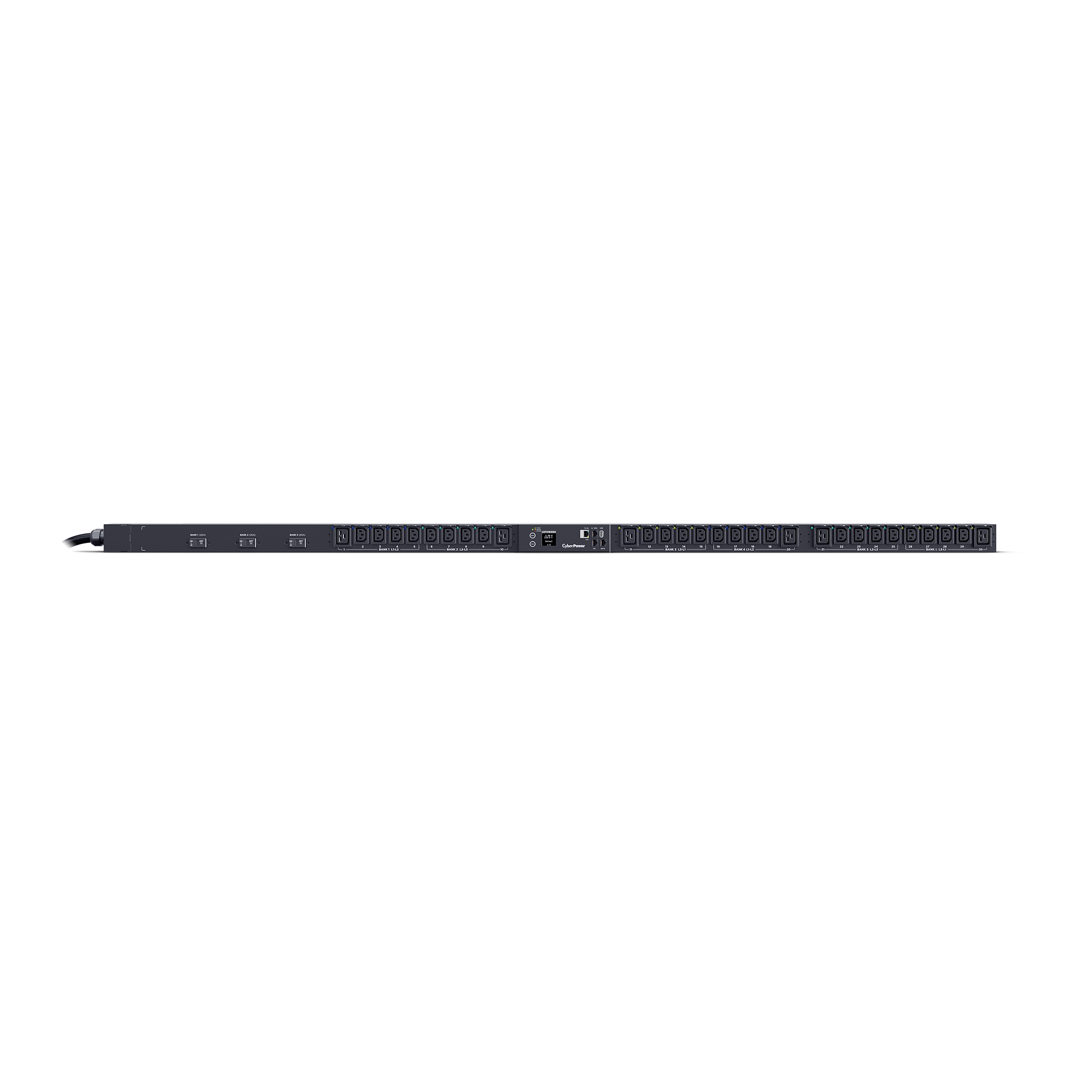 CyberPower PDU83107 power distribution unit (PDU) 30 AC outlet(s) 0U Black – image 1