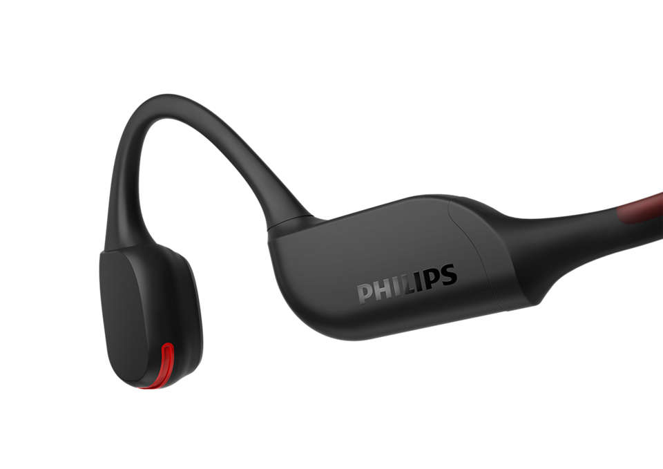 Philips TAA7607BK/00 headphones/headset Wireless Neck-band Sports Bluetooth Black, Red – image 5