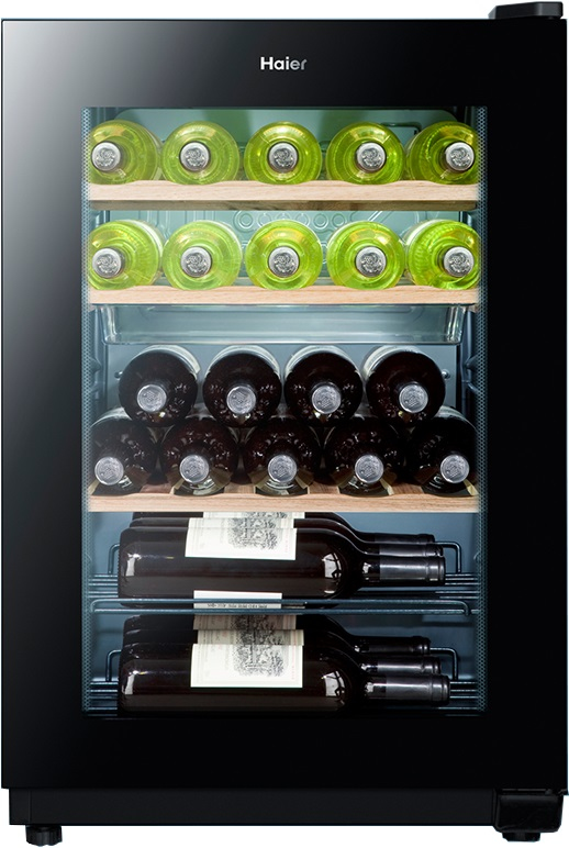 Haier WS25GA wine cooler Freestanding Black 25 bottle(s)