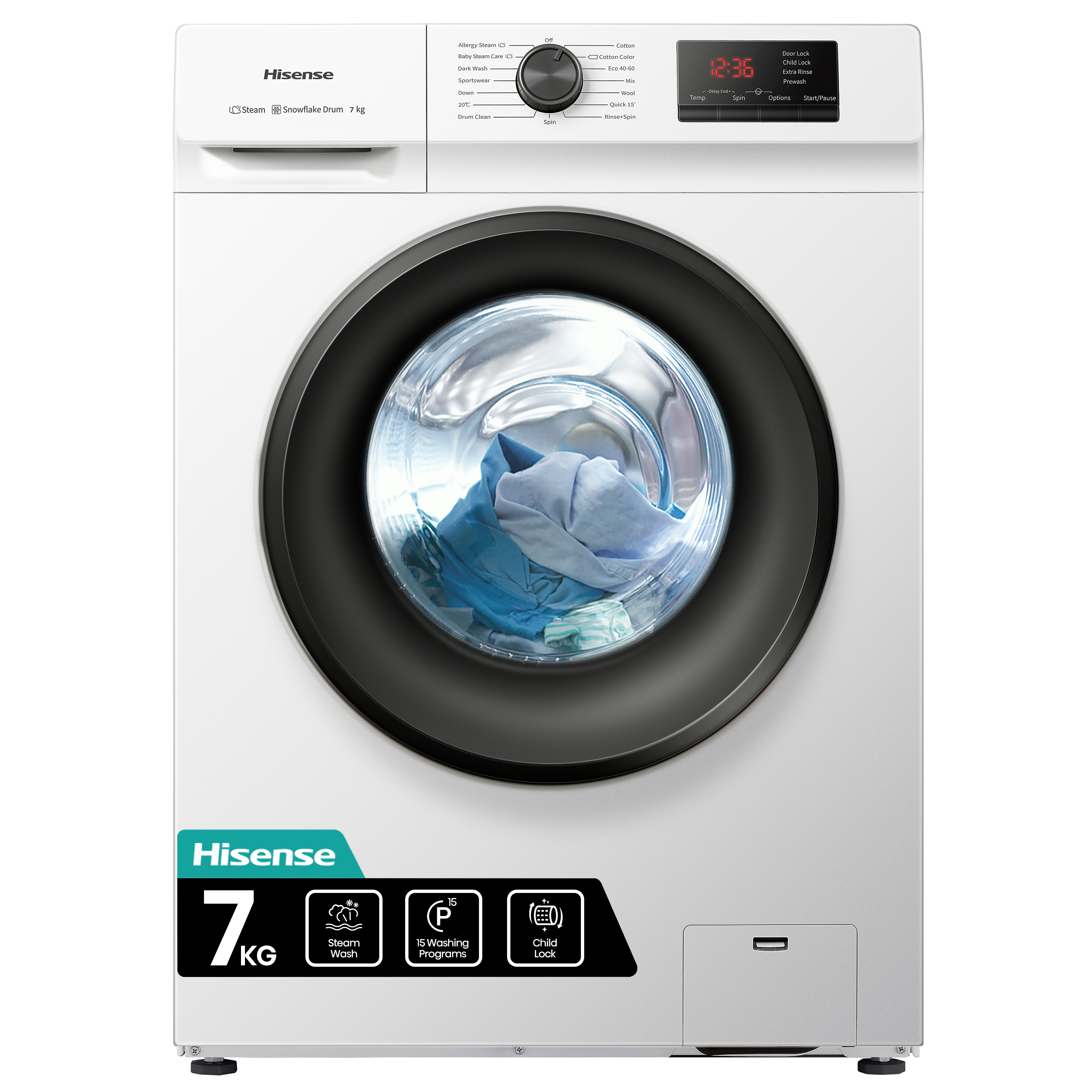 Hisense WFVB7012EM — vue 1 sur 8