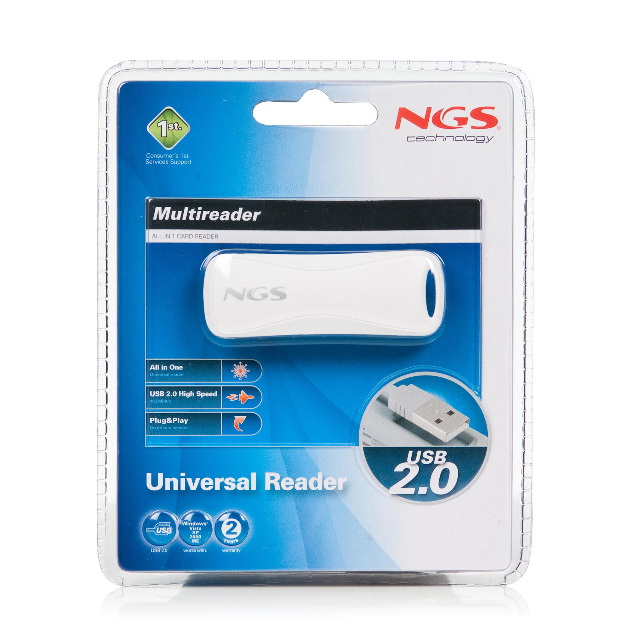 NGS iReader card reader USB 2.0 White – image 6
