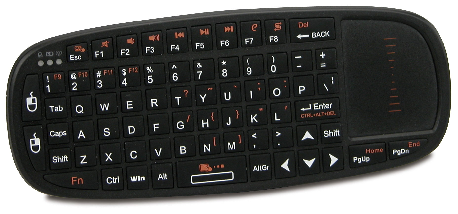Digicom WKEYPL-E02 keyboard Universal RF Wireless QWERTY English Black – image 1