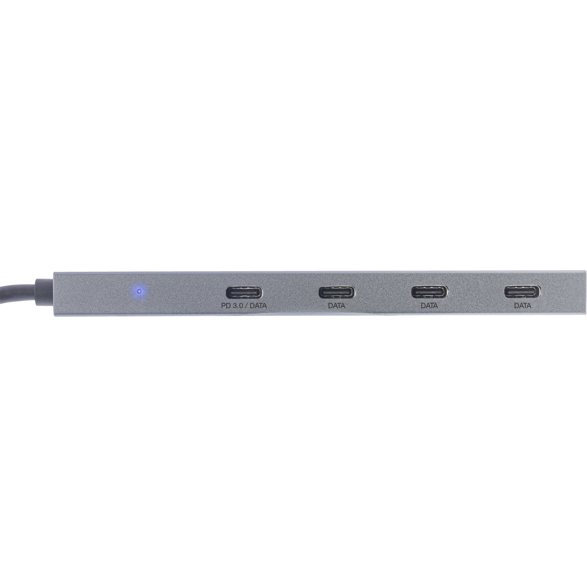 InLine USB 3.2 Gen.2 Hub (10Gb/s), 4 port USB-C, OTG, aluminium housing – image 3