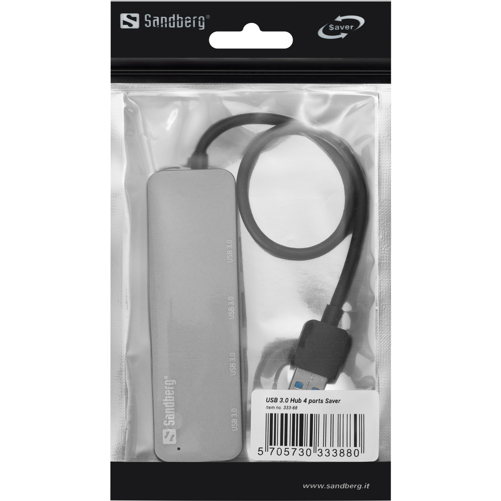 Sandberg USB 3.0 Hub 4 ports SAVER – image 2