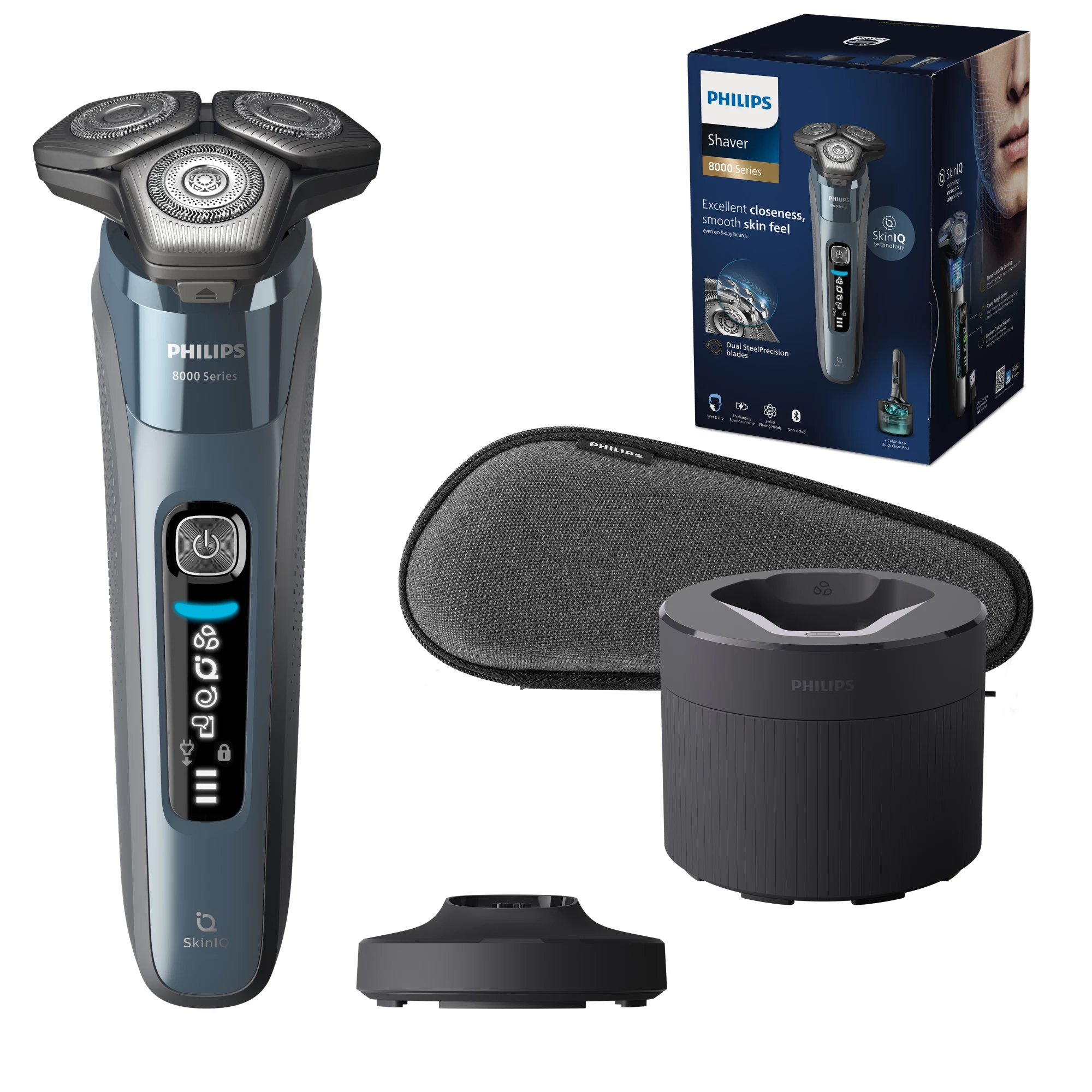Philips SHAVER Series 8000 S8692/55 Wet and Dry electric shaver – image 1
