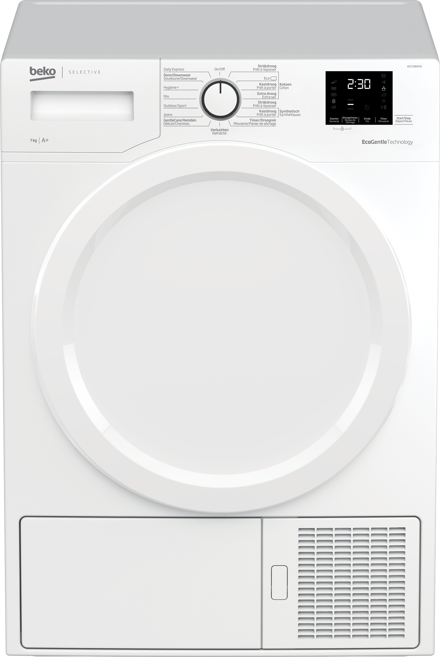 Beko DS7336PX0 tumble dryer Freestanding Front-load – image 1