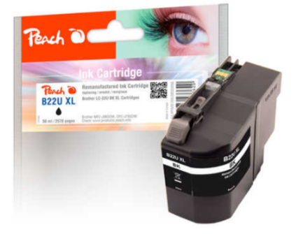 Peach 320066 ink cartridge Compatible High (XL) Yield Black