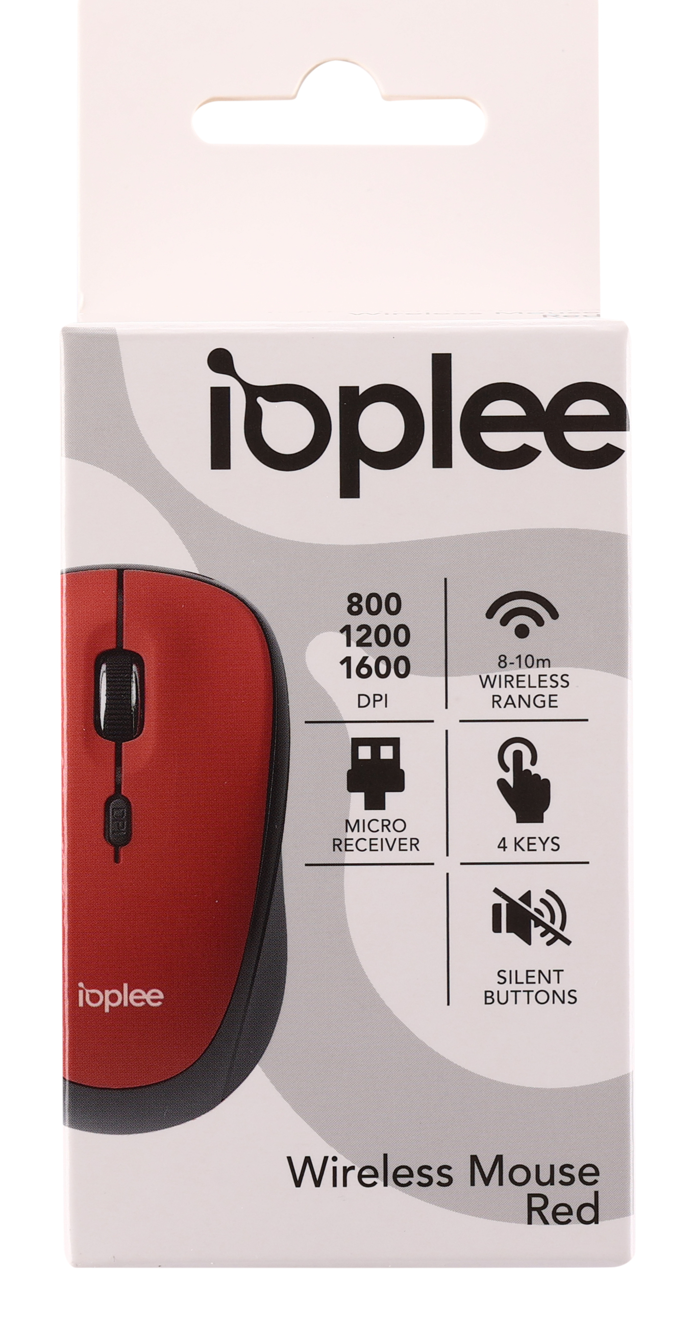 IOPLEE 284G mouse Universal Ambidextrous RF Wireless 1600 DPI – image 4