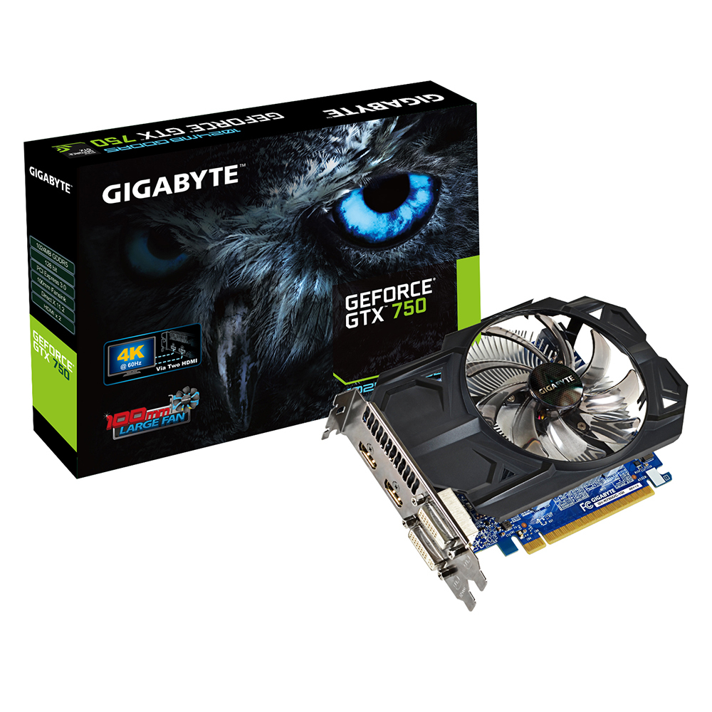 GIGABYTE GeForce GTX750 1GB
