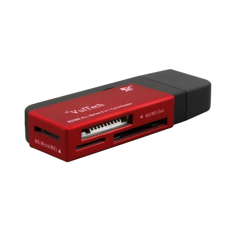 Vultech CRX-01 card reader USB 2.0 Black, Red