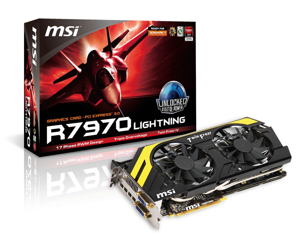 MSI LIGHTNING V278-003R graphics card AMD Radeon HD7970