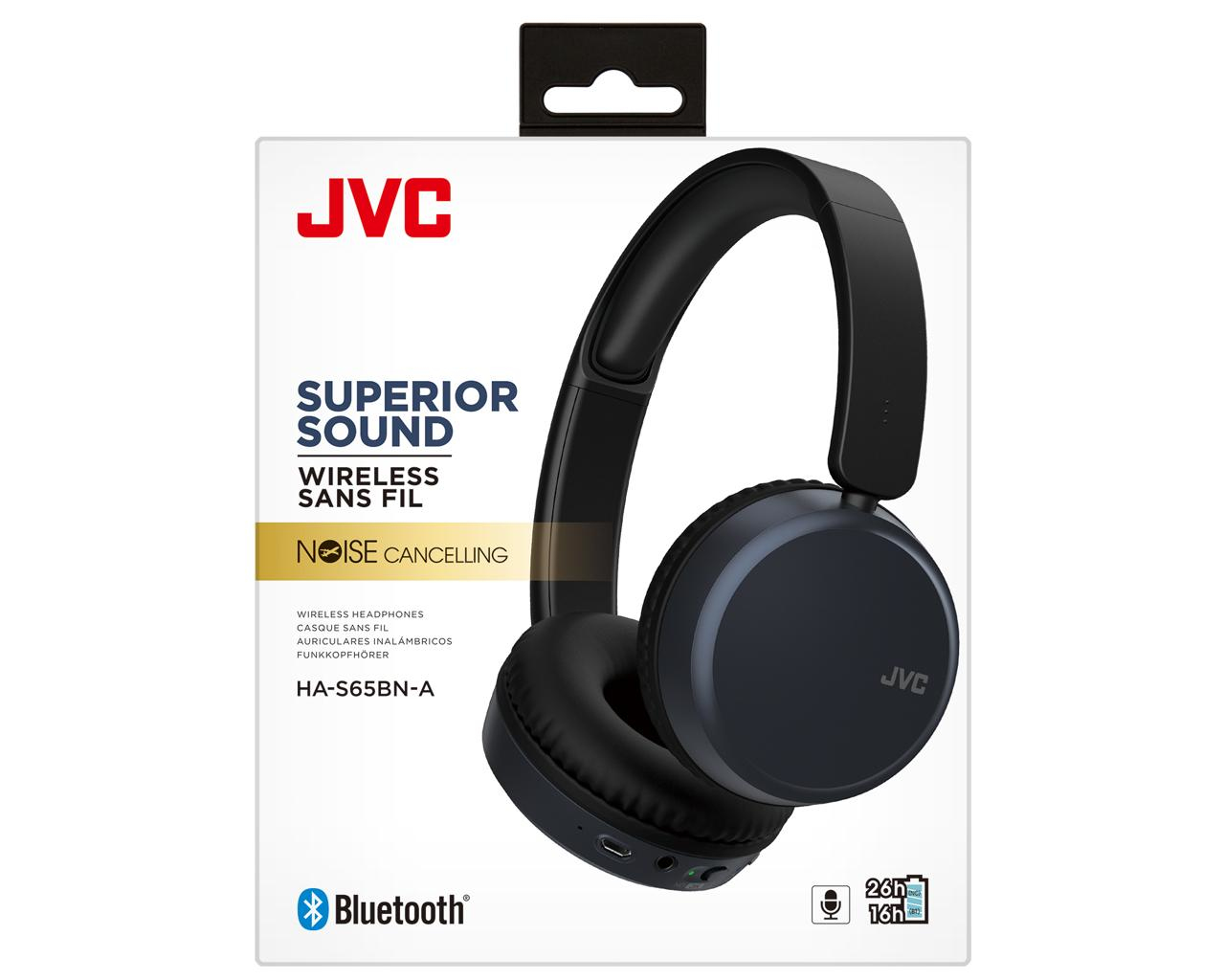JVC HA-S65BN-A Headset Wired & Wireless Head-band Music Micro-USB Bluetooth Black, Blue – image 7