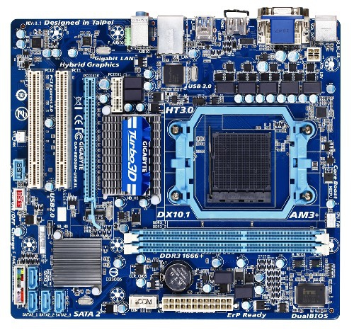 GIGABYTE GA-880GM-USB3L motherboard AMD – image 1