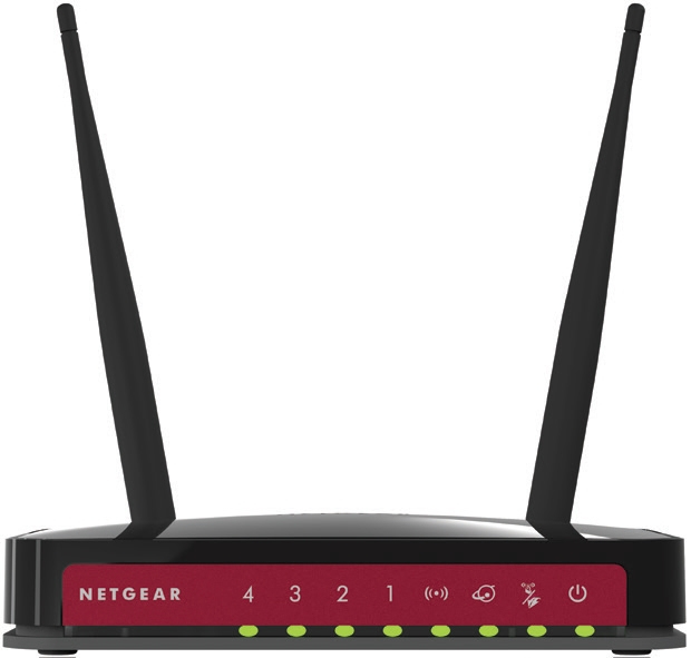 NETGEAR JWNR2010 wireless router Fast Ethernet Black – image 1