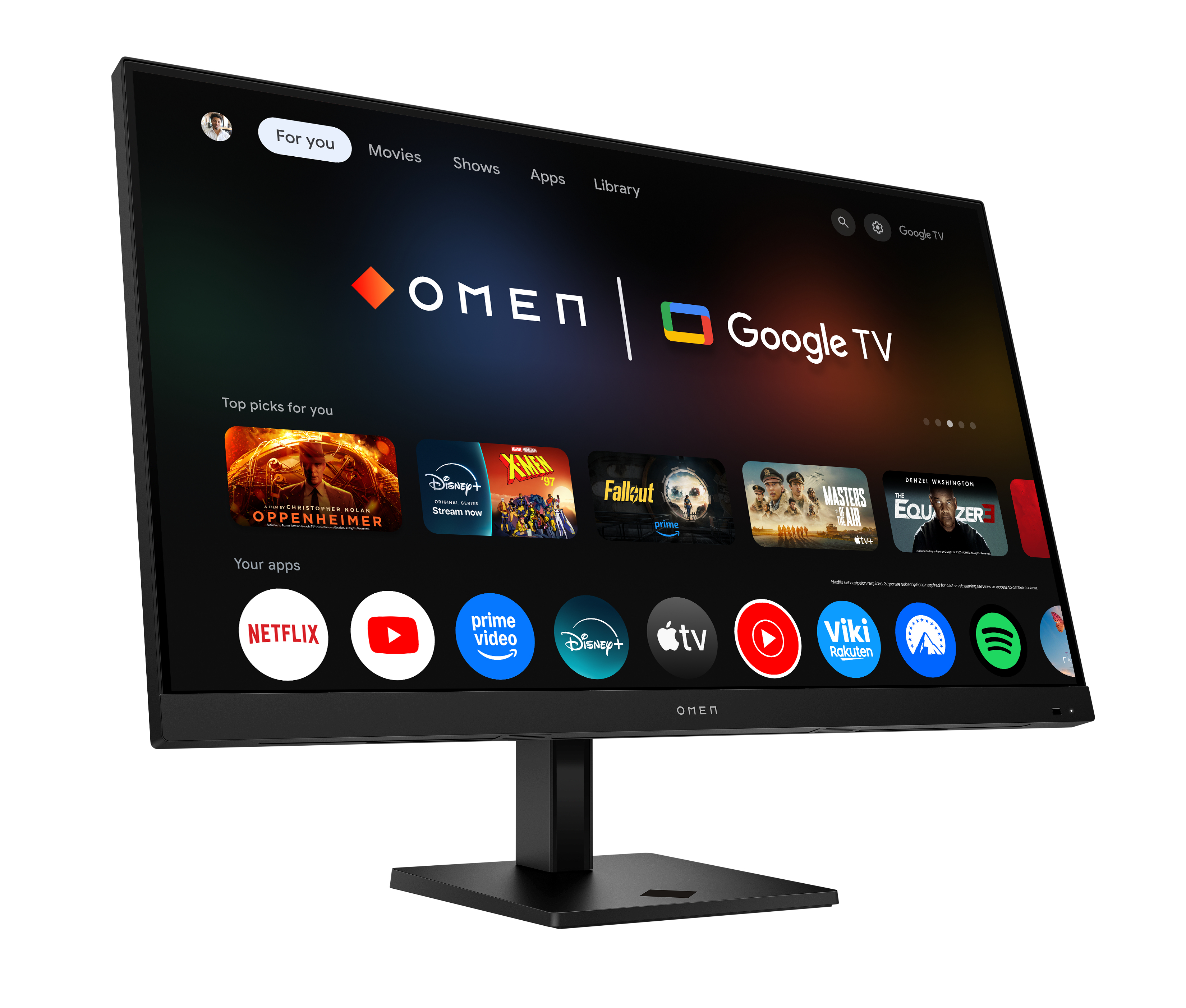OMEN by HP 31.5 inch UHD 144Hz Smart Gaming Monitor – OMEN 32x image 4