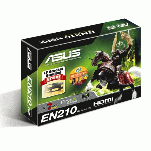 ASUS EN210/512 graphics card GeForce 210 GDDR2 – image 3