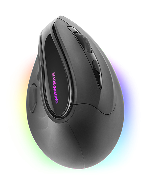 Mars Gaming MMSK mouse Mano destra RF senza fili Bluetooth Ottico 8400 DPI