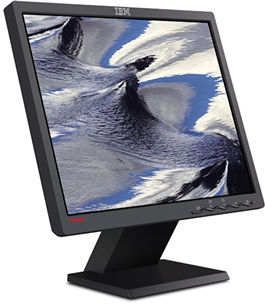 Lenovo ThinkVision L171 17" Analogue TFT LCD Monitor, Black