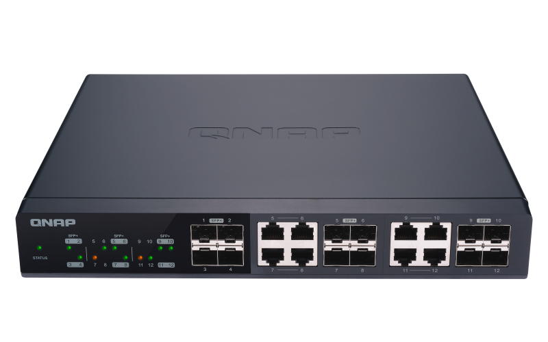 QNAP QSW-M1208-8C network switch Managed L2 Black – image 7