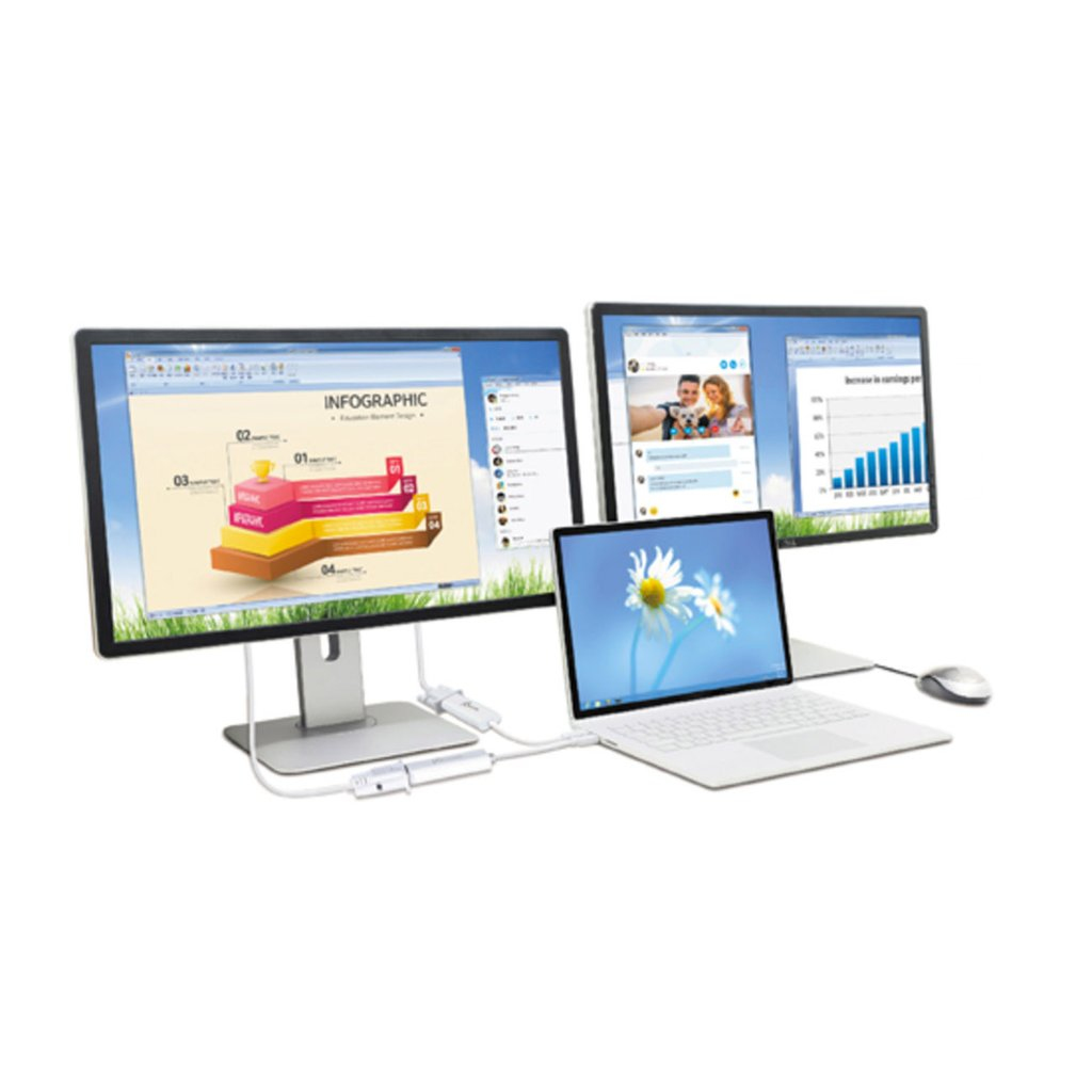 j5create JUA214 USB 3.0 VGA Multi-Monitor Adapter – image 4