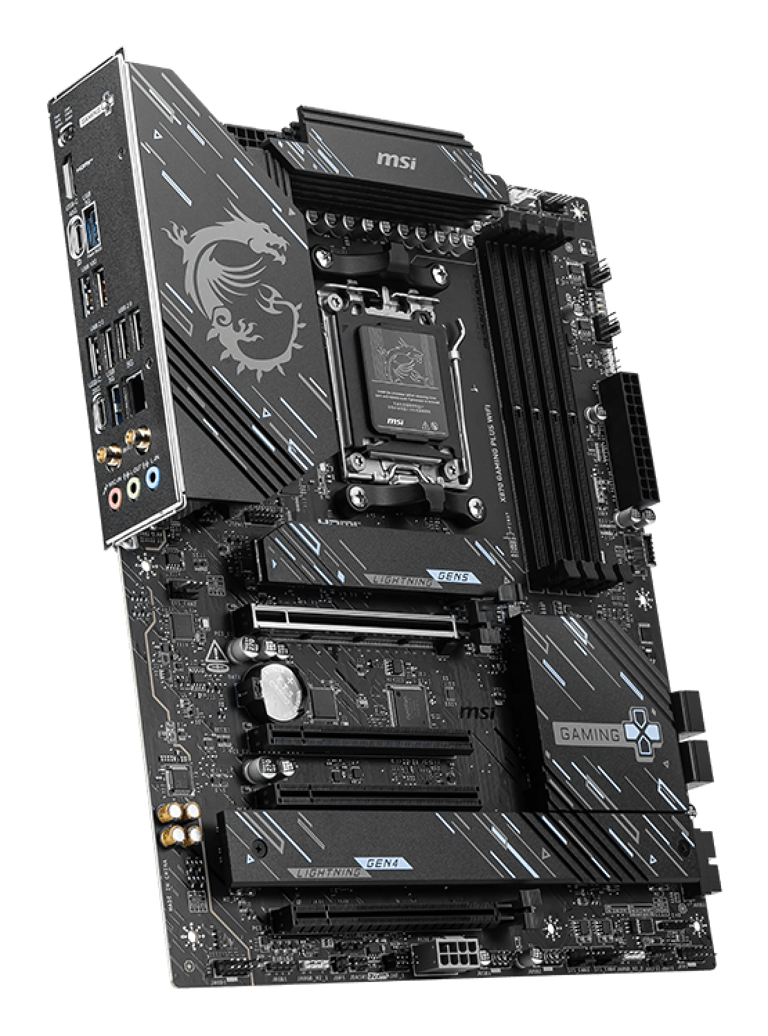 Tarjeta Madre MSI X870 GAMING PLUS WIFI - Socket AM5 - 4x DDR5 - 4800/5600/8200(OC)MHz - HDMI - USB - ATX - X870 GAMING PLUS WIFI Tarjeta Madre MSI X870 GAMING PLUS WIFI - Socket AM5 - 4x DDR5 - 4800/5600/8200(OC)MHz - HDMI - USB - ATX - X870 GAMING PLUS WIFI