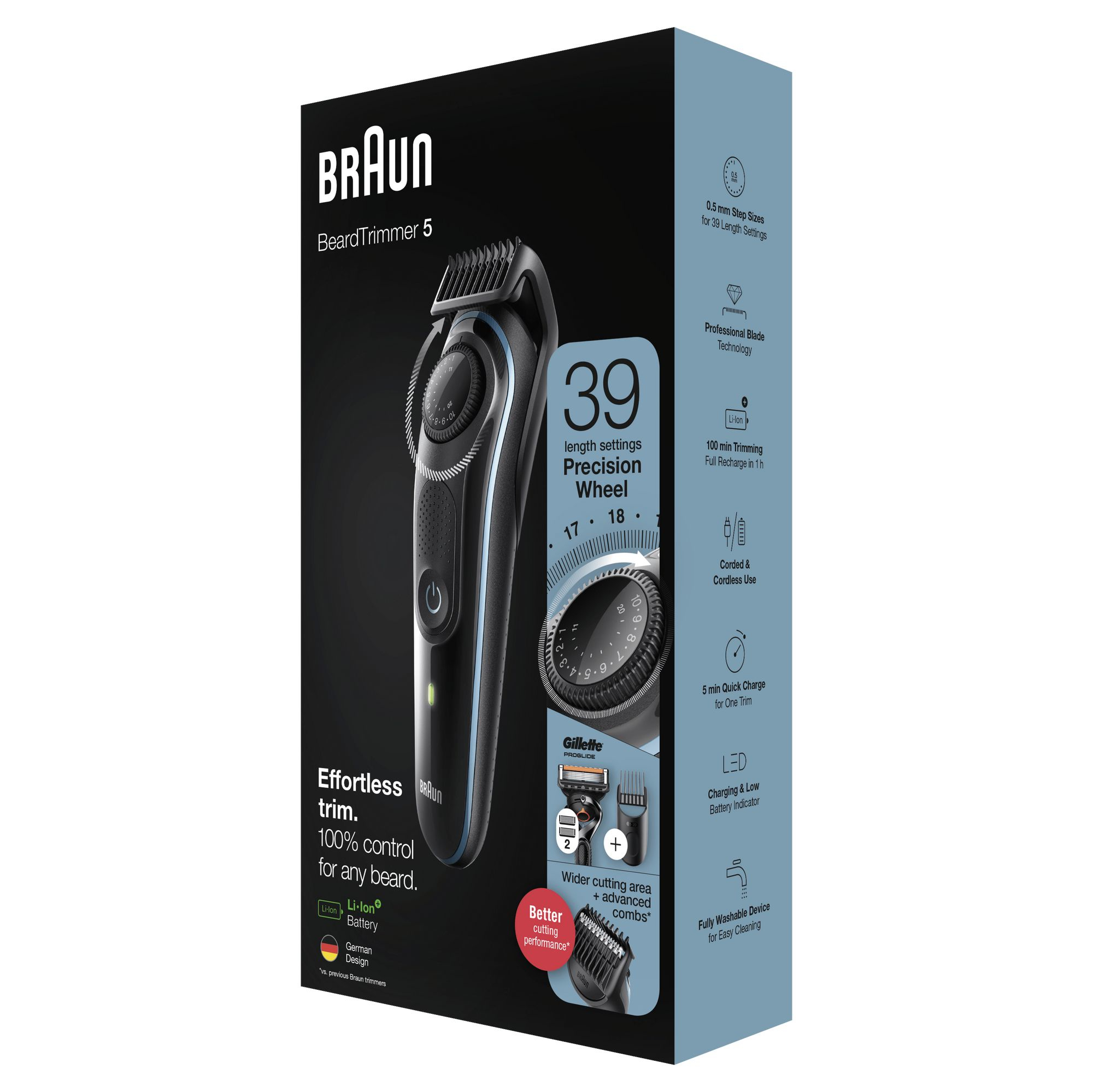 Braun BeardTrimmer 5 BT5340 AC/Battery 39 – image 3