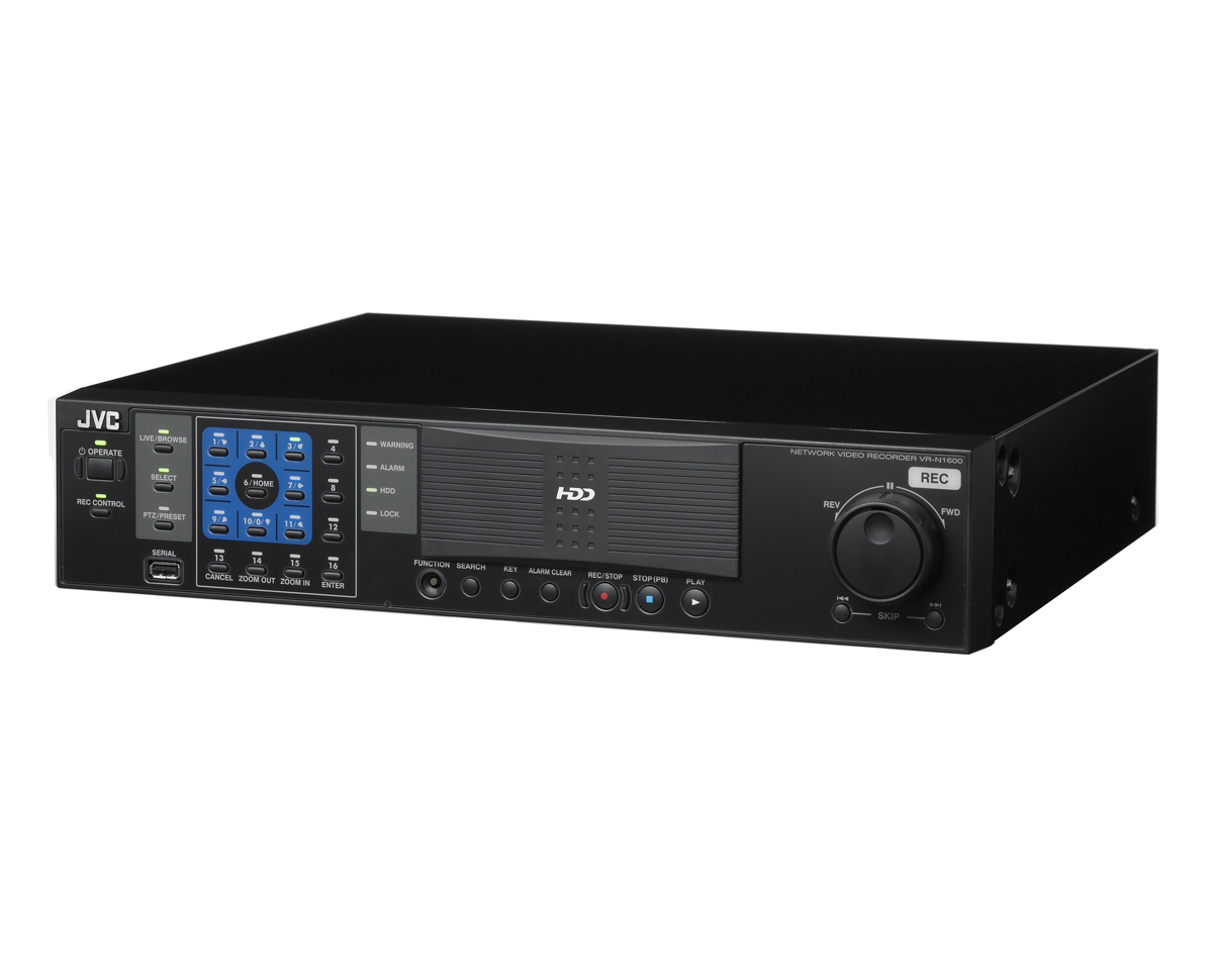 JVC VR-N1600E(A) digital video recorder (DVR) Black