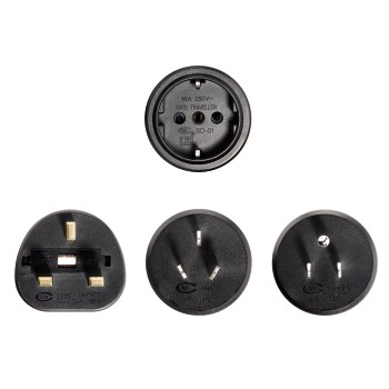 Hama Welt power adapter/inverter Black – image 2