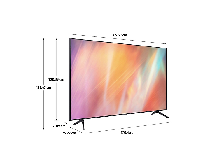 Samsung Series 7 UN85AU7000G 2.16 m (85") 4K Ultra HD Smart TV Wi-Fi Grey – image 3