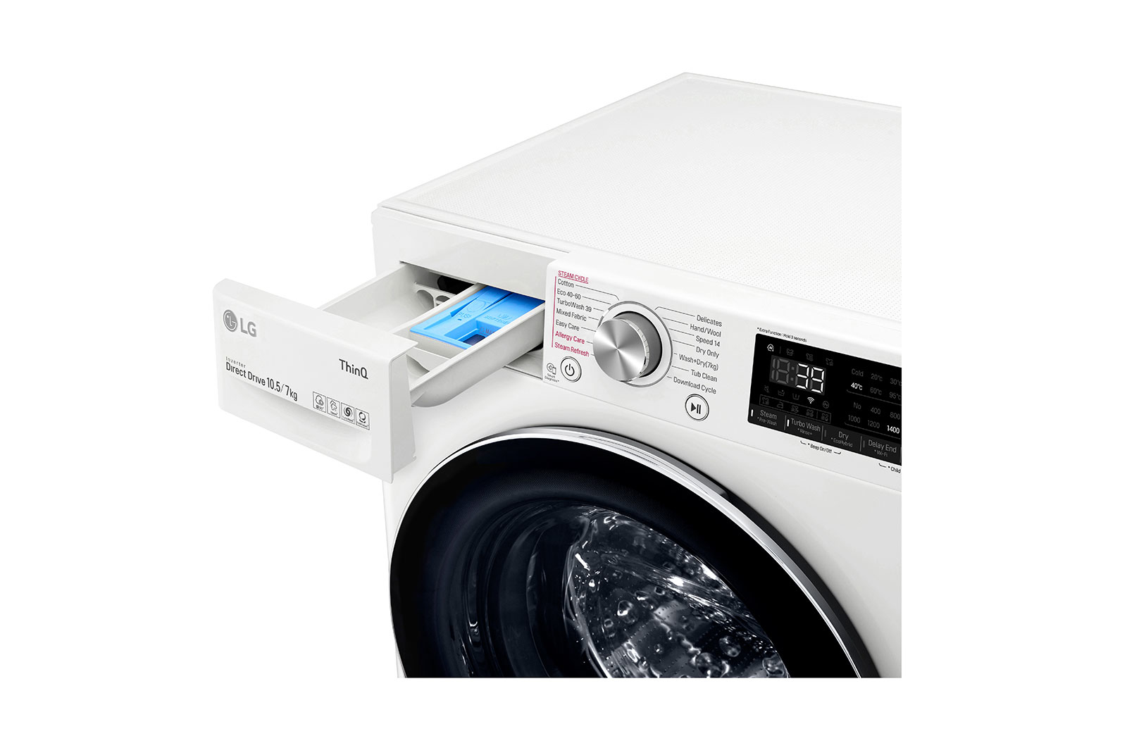 LG F4DV710S2E washer dryer Freestanding Front-load White – image 5