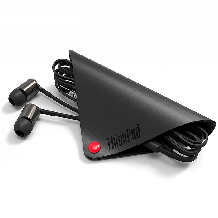 Lenovo 4XD0K74703 headphones/headset Wired In-ear Calls/Music Black – image 2