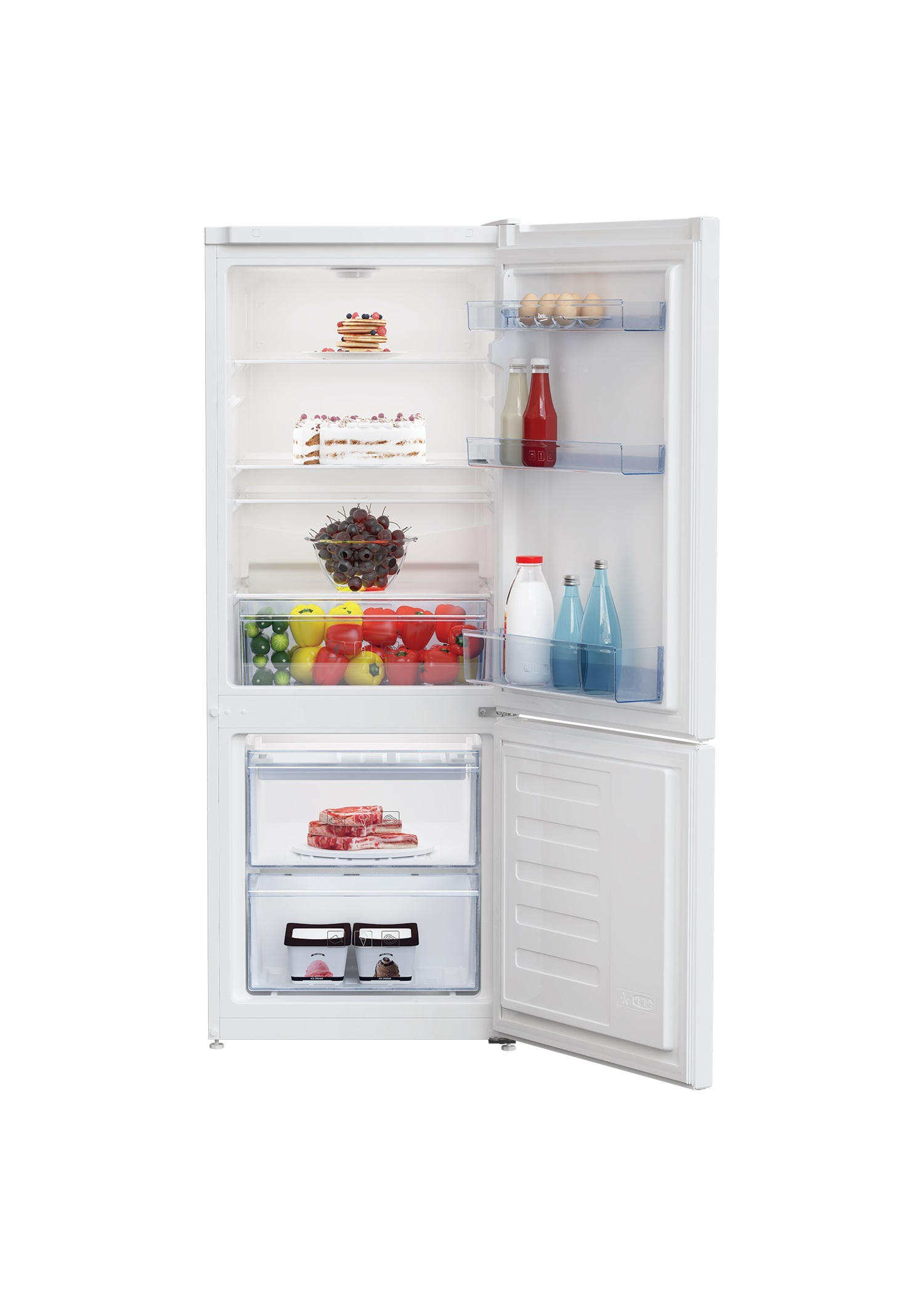 Beko RCSA225K20W fridge-freezer Freestanding – image 2