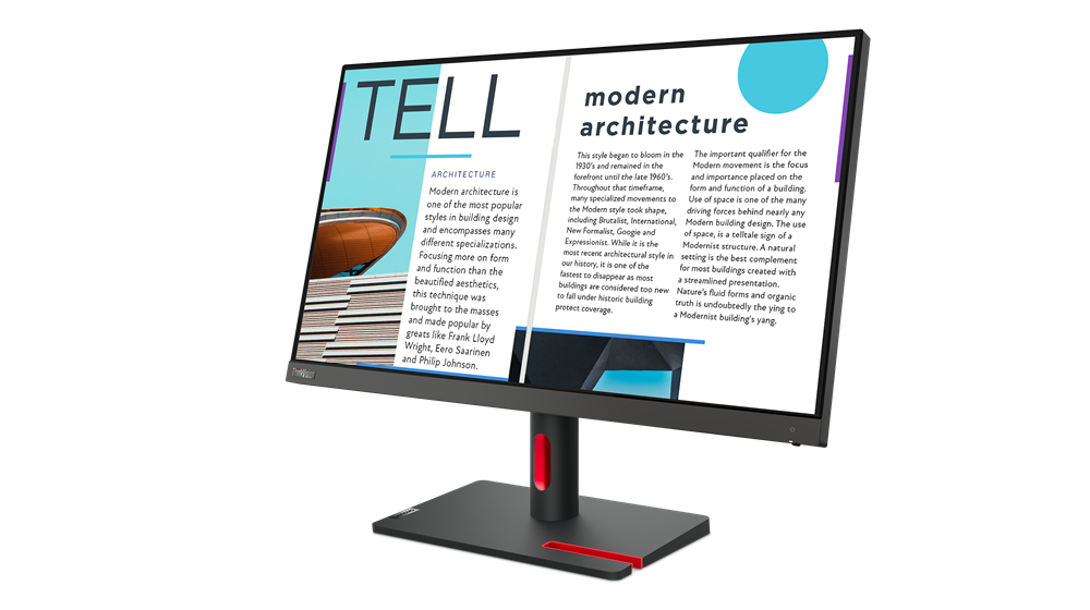 Lenovo ThinkVision S25e-30 computer monitor – image 2