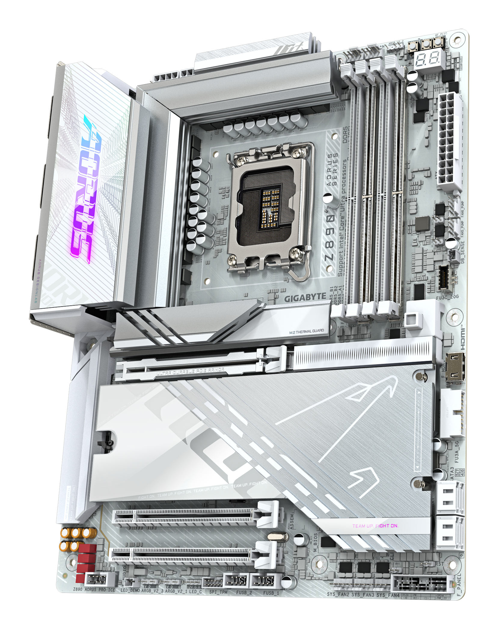 Tarjeta Madre Gigabyte Z890 AORUS PRO ICE - Socket 1851 - 4x DDR5 - 5600/6400/9500(OC)MHz - USB - HDMI - ATX - Z890 AORUS PRO ICE Tarjeta Madre Gigabyte Z890 AORUS PRO ICE - Socket 1851 - 4x DDR5 - 5600/6400/9500(OC)MHz - USB - HDMI - ATX - Z890 AORUS PRO ICE
