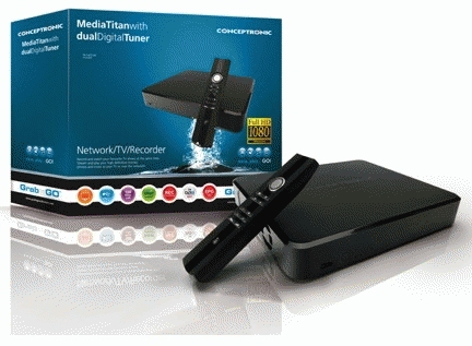 Conceptronic Media Titan with dual Digital Tuner 1TB – image 2