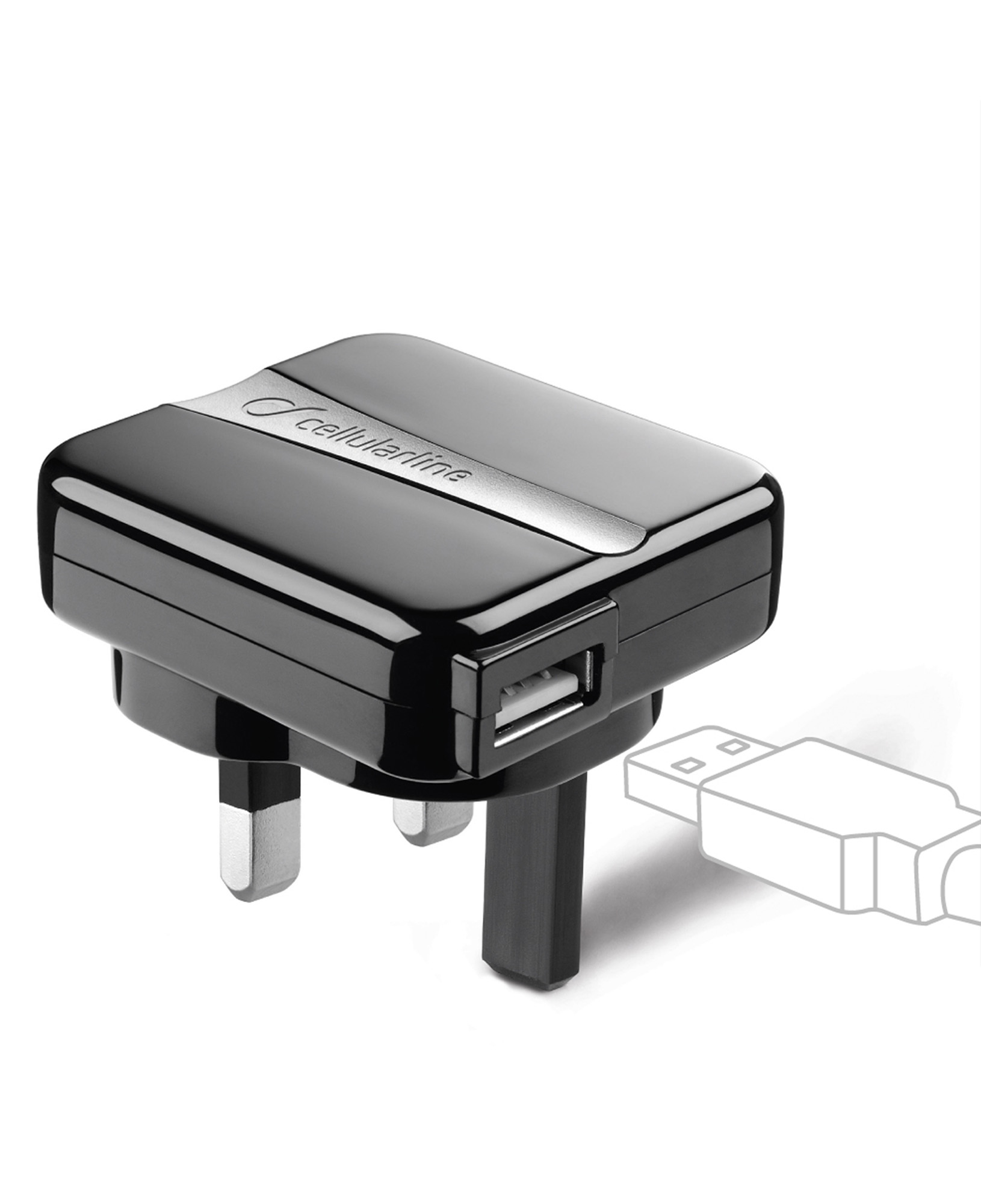 Cellularline USB Charger - UK Plug