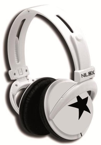 Nilox 10NXCUER00001 headphones/headset Wired Black, White