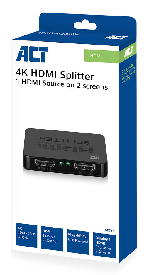 ACT 4K HDMI 1.4 splitter 2 ports – image 6