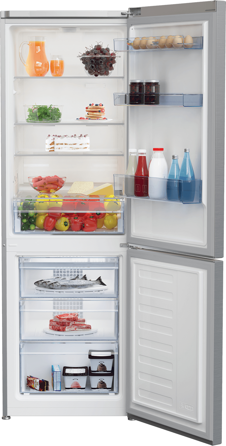 Beko RCHE365K20XB fridge-freezer Freestanding – image 3