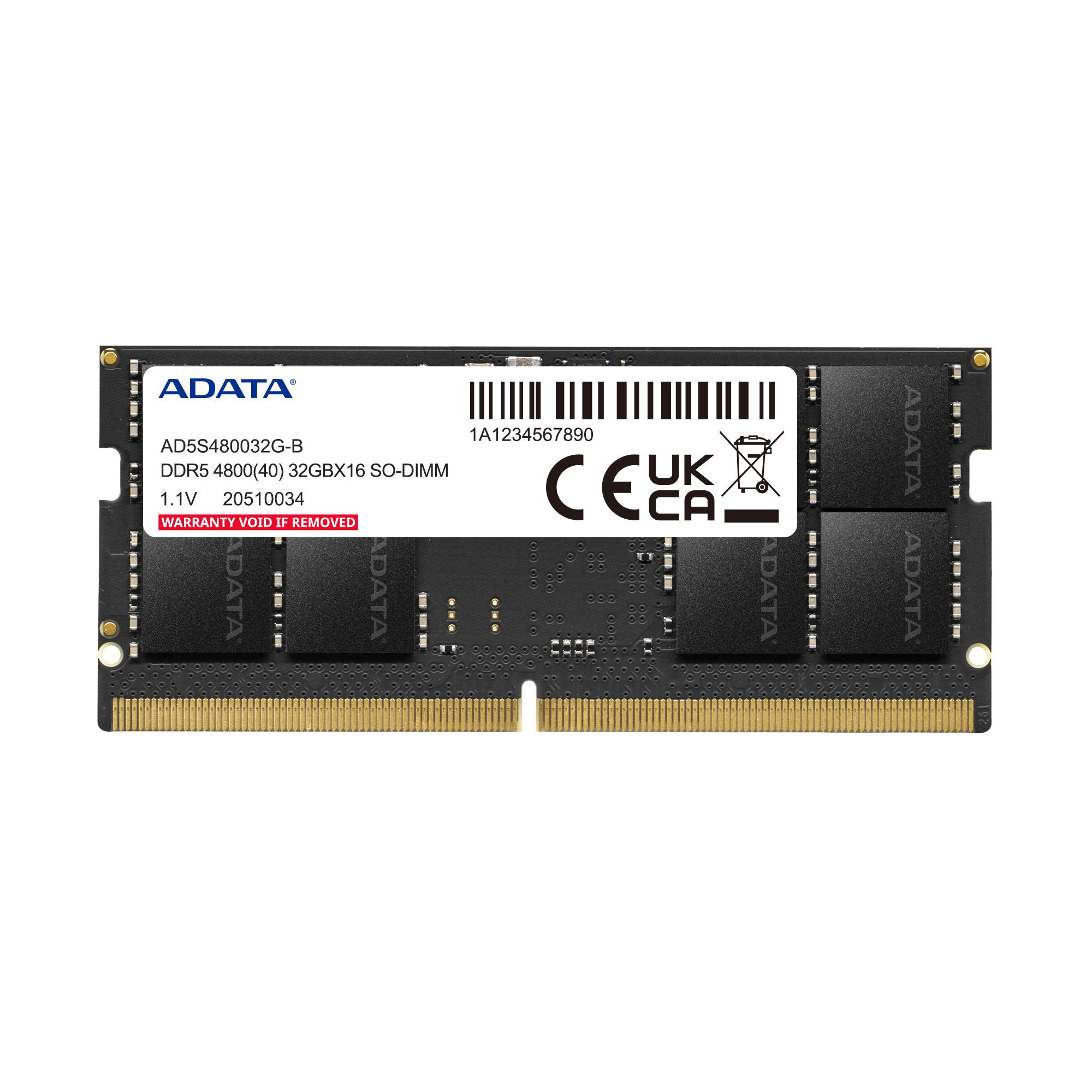 ADATA AD5S480032G-B memory module – image 1