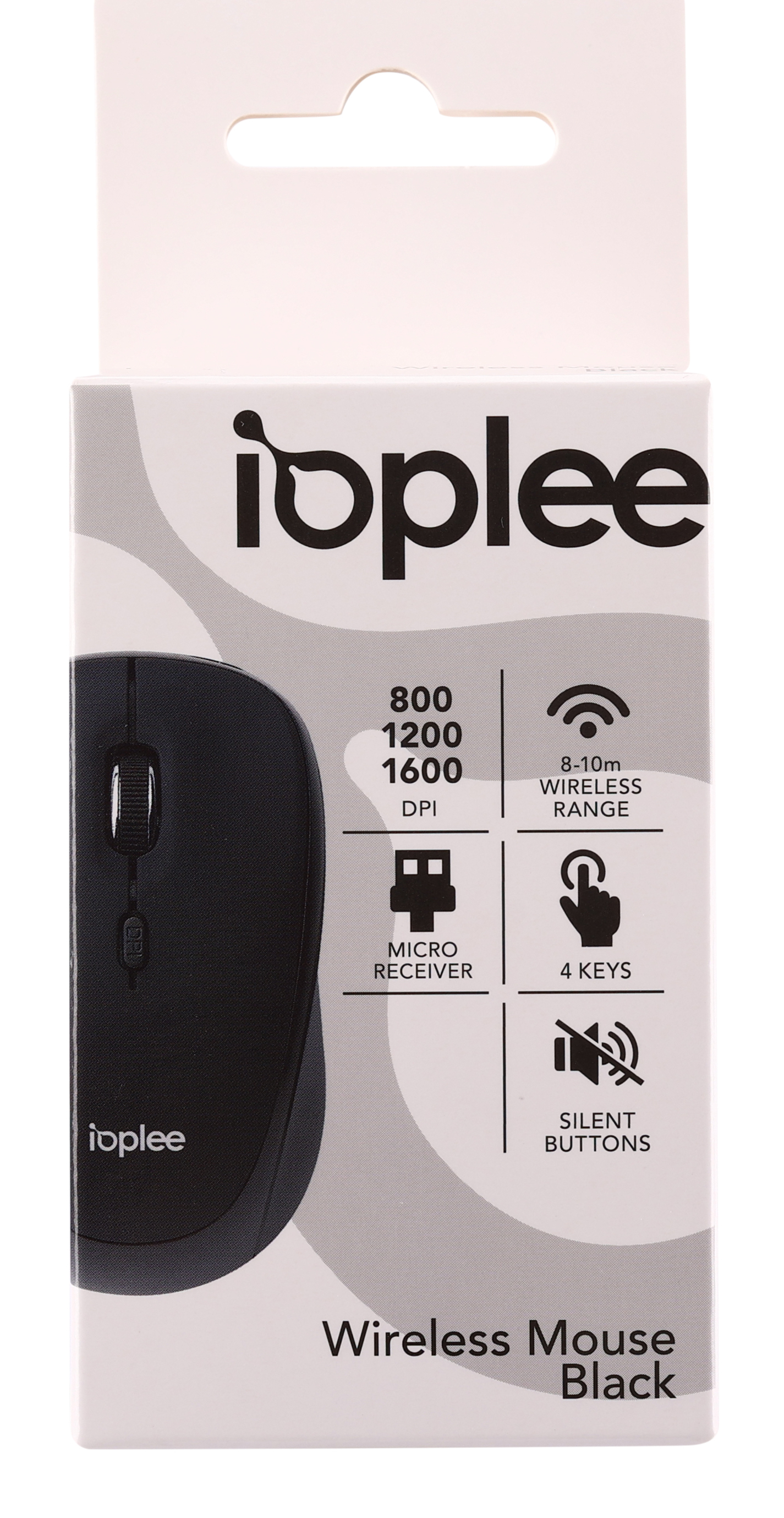 IOPLEE 283G mouse Universal Ambidextrous RF Wireless 1600 DPI – image 4