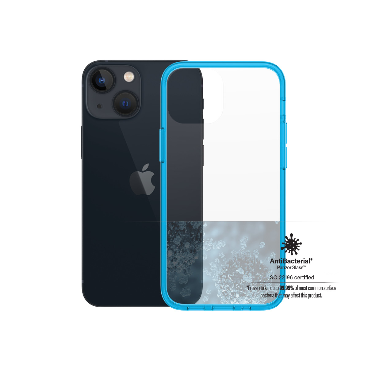 PanzerGlass ® ClearCaseColor™ iPhone 13 Mini - Bondi Blue