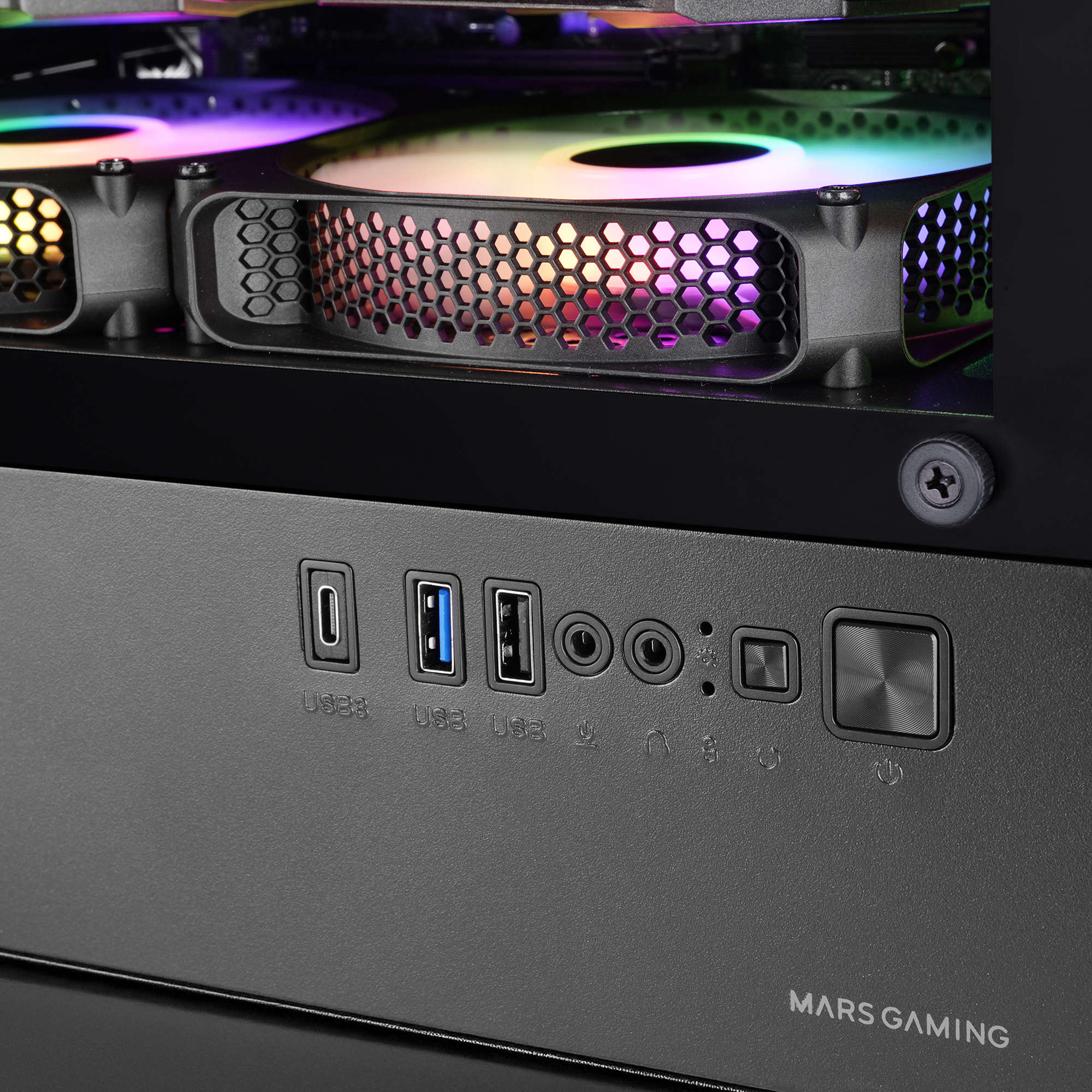 Mars Gaming MCVECTOR computer case Mini Tower Black image 5