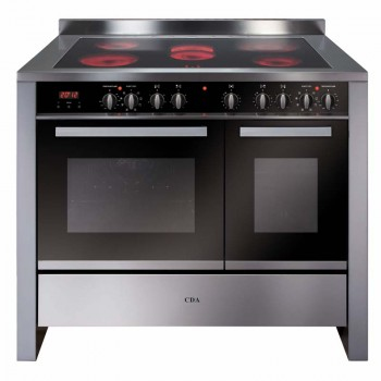 CDA RV1061SS cooker Freestanding cooker Electric Ceramic hob Stainless steel