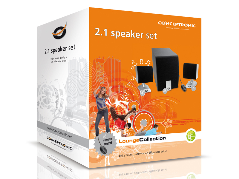 Conceptronic 2.1 Multimedia Speaker System – image 4