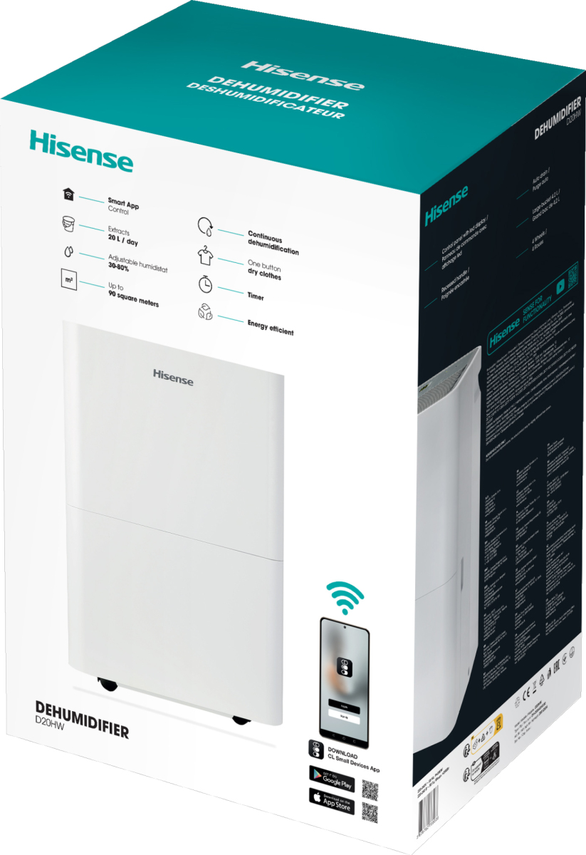 Hisense D20HW 4.2 L 40 dB 260 W White – image 5